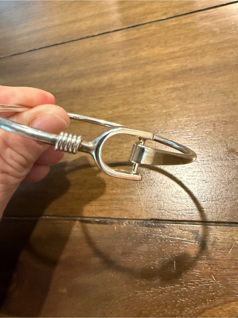 Men's Silver-Tone Bit Bracelet — Sleek Equestrian Link